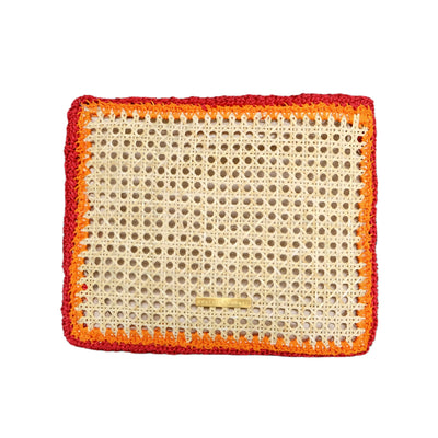 Red & Orange Crochet Clutch ‘24