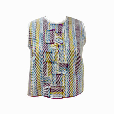Mixed stripes Top