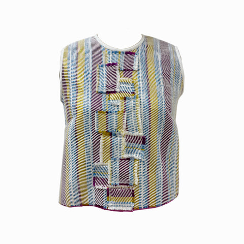 Mixed stripes Top