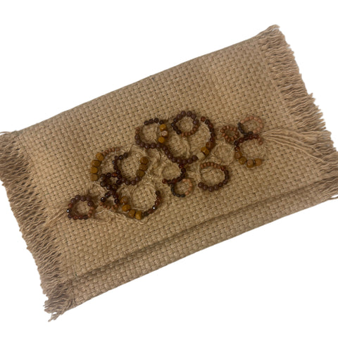 Raffia Clutch