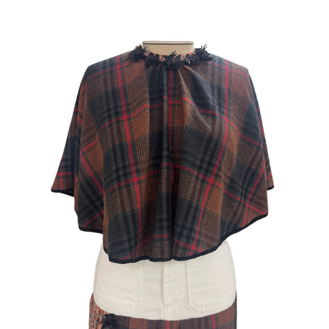 So much Fun Plaid Poncho