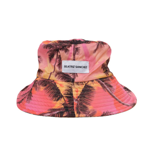 Palm Trees Happy Hat