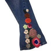 Crochet Flower Jeans