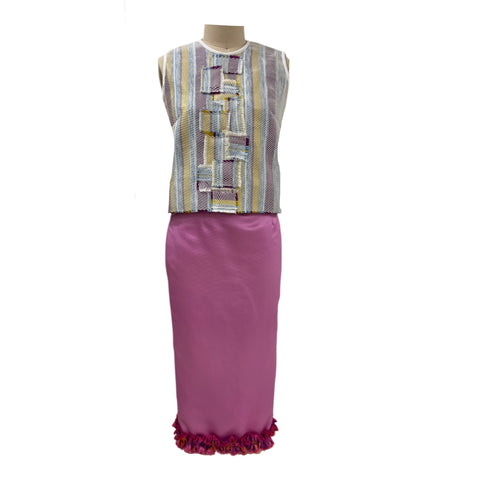 Mixed stripes Top