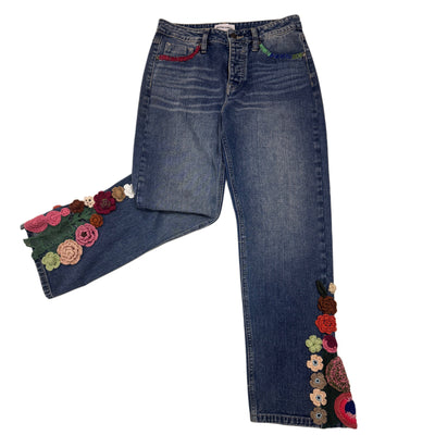 Crochet Flower Jeans