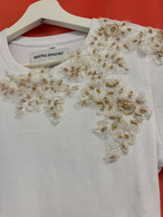 Beaded lace Tee