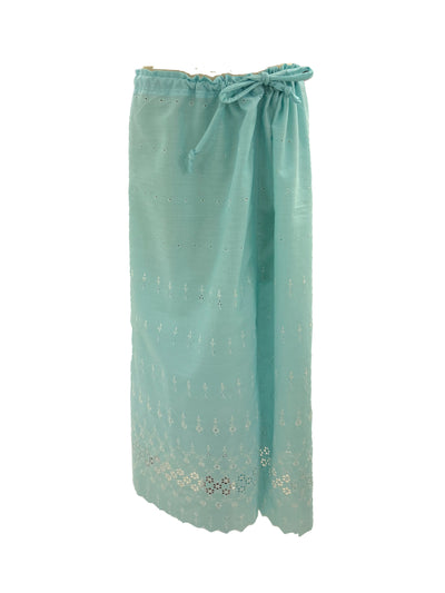 Sky Eyelet  Sarong Skirt