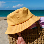 Orange and Yellow Happy Hat