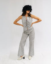 Checkmate Sleeveless Top