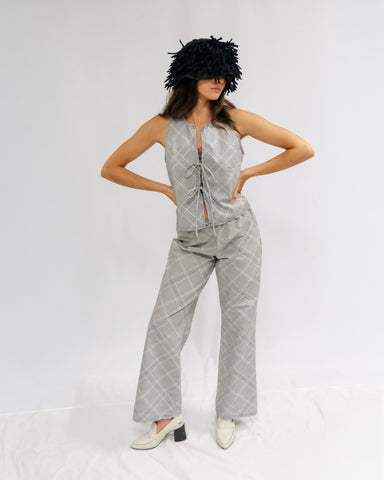 Checkmate Sleeveless Top