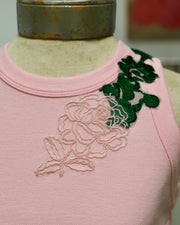 Pink Appliqué Tank Top