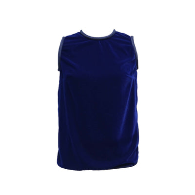 Blue Velvet Top