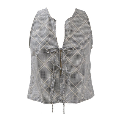 Checkmate Sleeveless Top