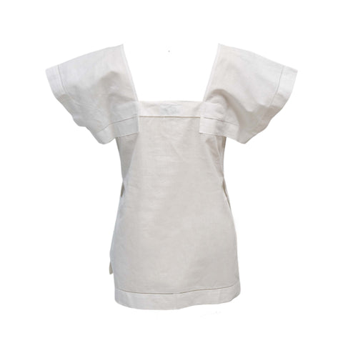 White Linen Top