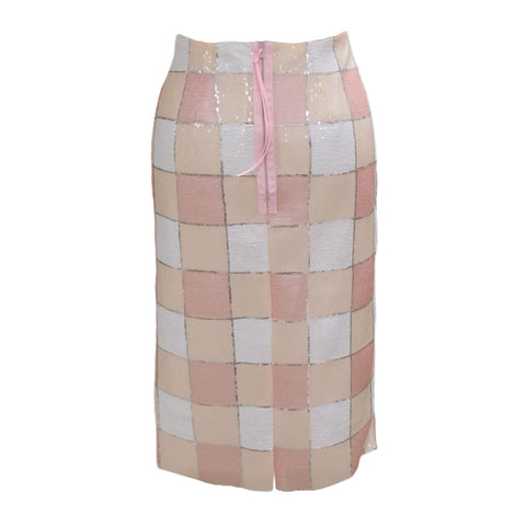Sunset Grid Skirt
