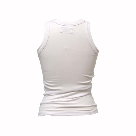 White Appliqué Tank Top