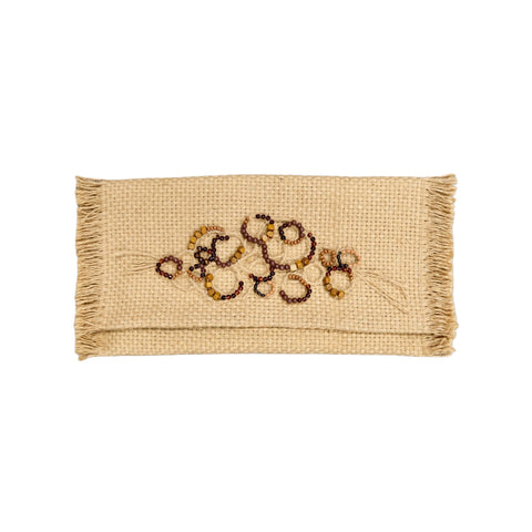 XL Raffia Clutch